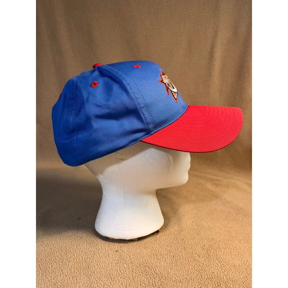 Philadelphia 76ers Snapback Hat Blue Red NBA Basketball Retro Logo Cap